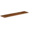 Dessus de table 160x40x2,5cm rectangulaire bois massif récupéré 