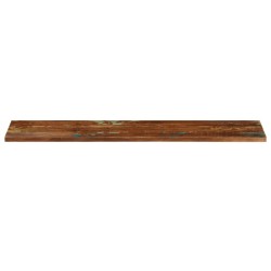 Dessus de table 160x40x2,5cm rectangulaire bois massif récupéré 