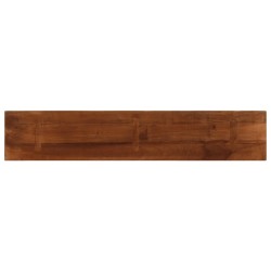Dessus de table 160x40x2,5cm rectangulaire bois massif récupéré 