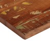 Dessus de table 160x40x2,5cm rectangulaire bois massif récupéré 