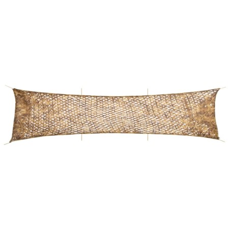 Filet de camouflage avec sac de rangement 613x138 cm sable 