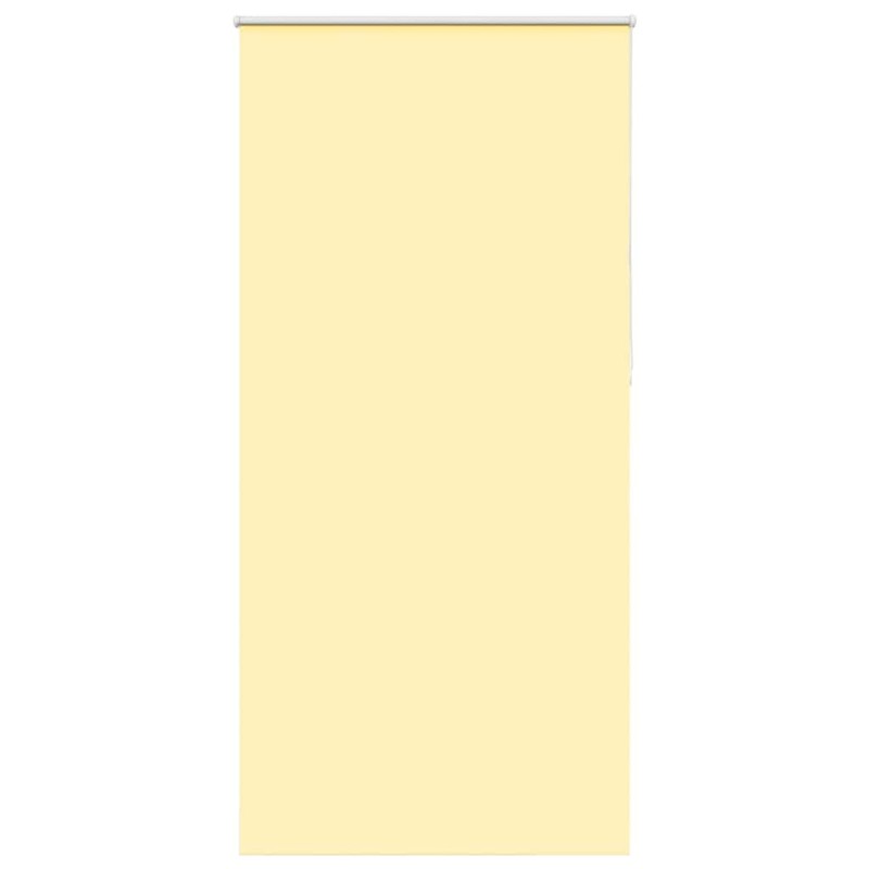 Store enrouleur occultant jaune largeur du tissu 100,7 cm 