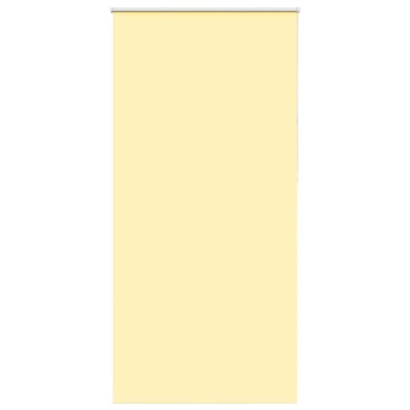 Store enrouleur occultant jaune largeur du tissu 100,7 cm 