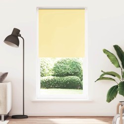 Store enrouleur occultant jaune largeur du tissu 100,7 cm 