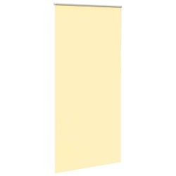 Store enrouleur occultant jaune largeur du tissu 100,7 cm 
