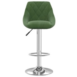 Tabouret de bar Vert foncé Velours 