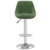 Tabouret de bar Vert foncé Velours 