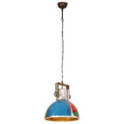 Lampe suspendue industrielle 25 W Multicolore Ronde 40 cm E27 