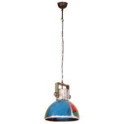 Lampe suspendue industrielle 25 W Multicolore Ronde 40 cm E27 