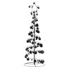 Sapin de Noël à LED avec boules 100 LED blanc chaud 150 cm 