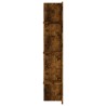Meuble TV chêne fumé 152x22x113 cm bois d'ingénierie 