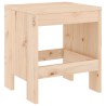 Tabourets de jardin lot de 2 40x36x45 cm bois massif de pin 