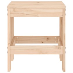 Tabourets de jardin lot de 2 40x36x45 cm bois massif de pin 