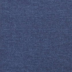 Tête de lit avec oreilles Bleu 183x23x78/88 cm Tissu 