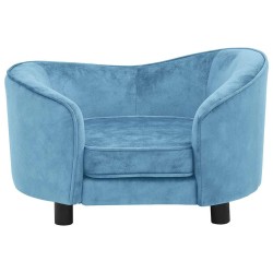 Canapé pour chien Turquoise 69x49x40 cm Peluche 