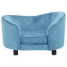 Canapé pour chien Turquoise 69x49x40 cm Peluche 
