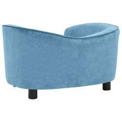 Canapé pour chien Turquoise 69x49x40 cm Peluche 