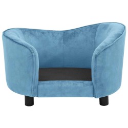 Canapé pour chien Turquoise 69x49x40 cm Peluche 