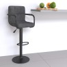 Tabouret de bar Gris foncé Velours 