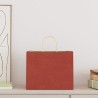 Sacs en papier 250 pcs avec poignées rouge 32x22x24 cm 