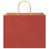 Sacs en papier 250 pcs avec poignées rouge 32x22x24 cm 