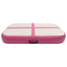 Tapis gonflable de gymnastique avec pompe 60x100x20 cm PVC Rose 