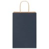 Sacs en papier 50 pcs avec poignées bleu 21x11x31 cm 