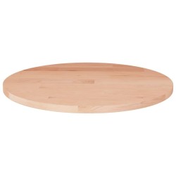 Dessus de table rond Ø30x1,5 cm Bois de chêne massif non traité 