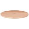 Dessus de table rond Ø30x1,5 cm Bois de chêne massif non traité 