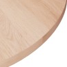 Dessus de table rond Ø30x1,5 cm Bois de chêne massif non traité 