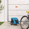 Remorque de vélo pour animaux de compagnie bleu 