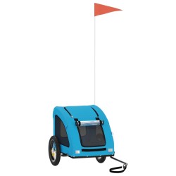 Remorque de vélo pour animaux de compagnie bleu 