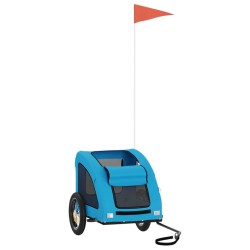 Remorque de vélo pour animaux de compagnie bleu 