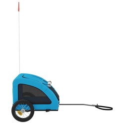 Remorque de vélo pour animaux de compagnie bleu 