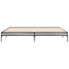 Cadre de lit sans matelas sonoma gris 180x200 cm 