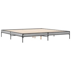 Cadre de lit sans matelas sonoma gris 180x200 cm 