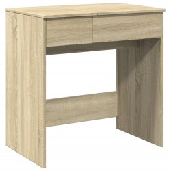 Coiffeuse avec miroir chêne sonoma 73x46,5x120 cm 