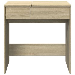 Coiffeuse avec miroir chêne sonoma 73x46,5x120 cm 