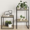 Panneau de bibliothèque 4pcs Chêne sonoma 40x40x1,5cm Aggloméré 
