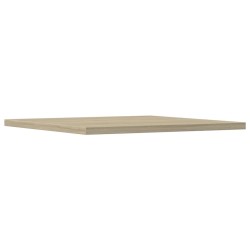 Panneau de bibliothèque 4pcs Chêne sonoma 40x40x1,5cm Aggloméré 