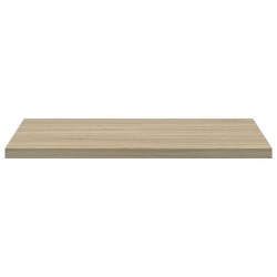 Panneau de bibliothèque 4pcs Chêne sonoma 40x40x1,5cm Aggloméré 