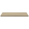 Panneau de bibliothèque 4pcs Chêne sonoma 40x40x1,5cm Aggloméré 