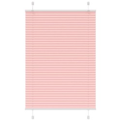 Store plissé rose 100x100 cm largeur du tissu 99,4 cm polyester 