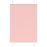 Store plissé rose 100x100 cm largeur du tissu 99,4 cm polyester 