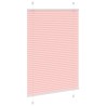 Store plissé rose 100x100 cm largeur du tissu 99,4 cm polyester 