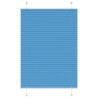 Store plissé bleu 100x100 cm largeur du tissu 99,4 cm polyester 