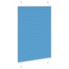 Store plissé bleu 100x100 cm largeur du tissu 99,4 cm polyester 