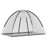 Moustiquaire mongole avec portes 220 maille noir 200x120x130 cm 