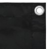 Écran de balcon Noir 90x400 cm Tissu Oxford 
