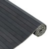 Tapis rectangulaire gris 70x100 cm bambou 